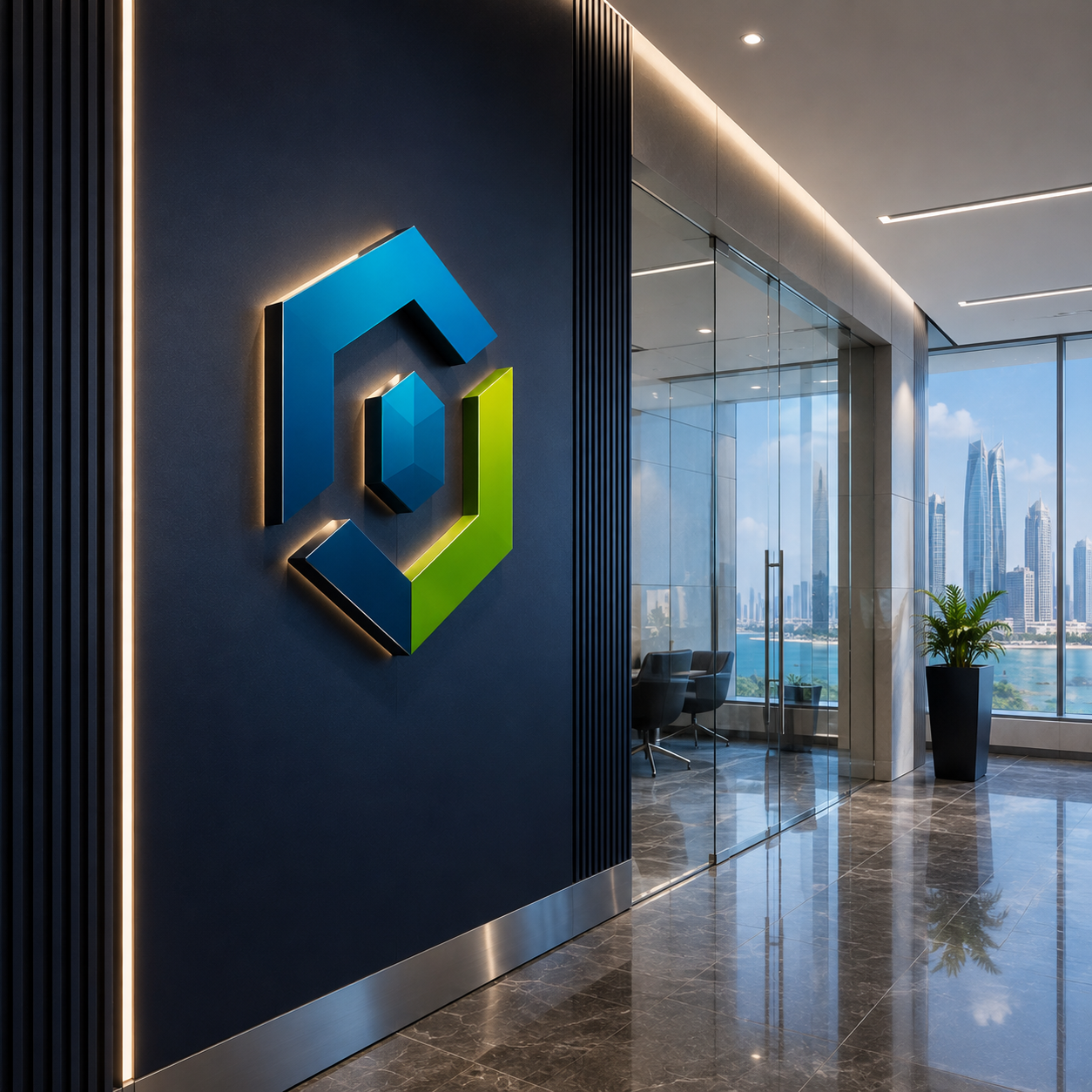 Branded signage