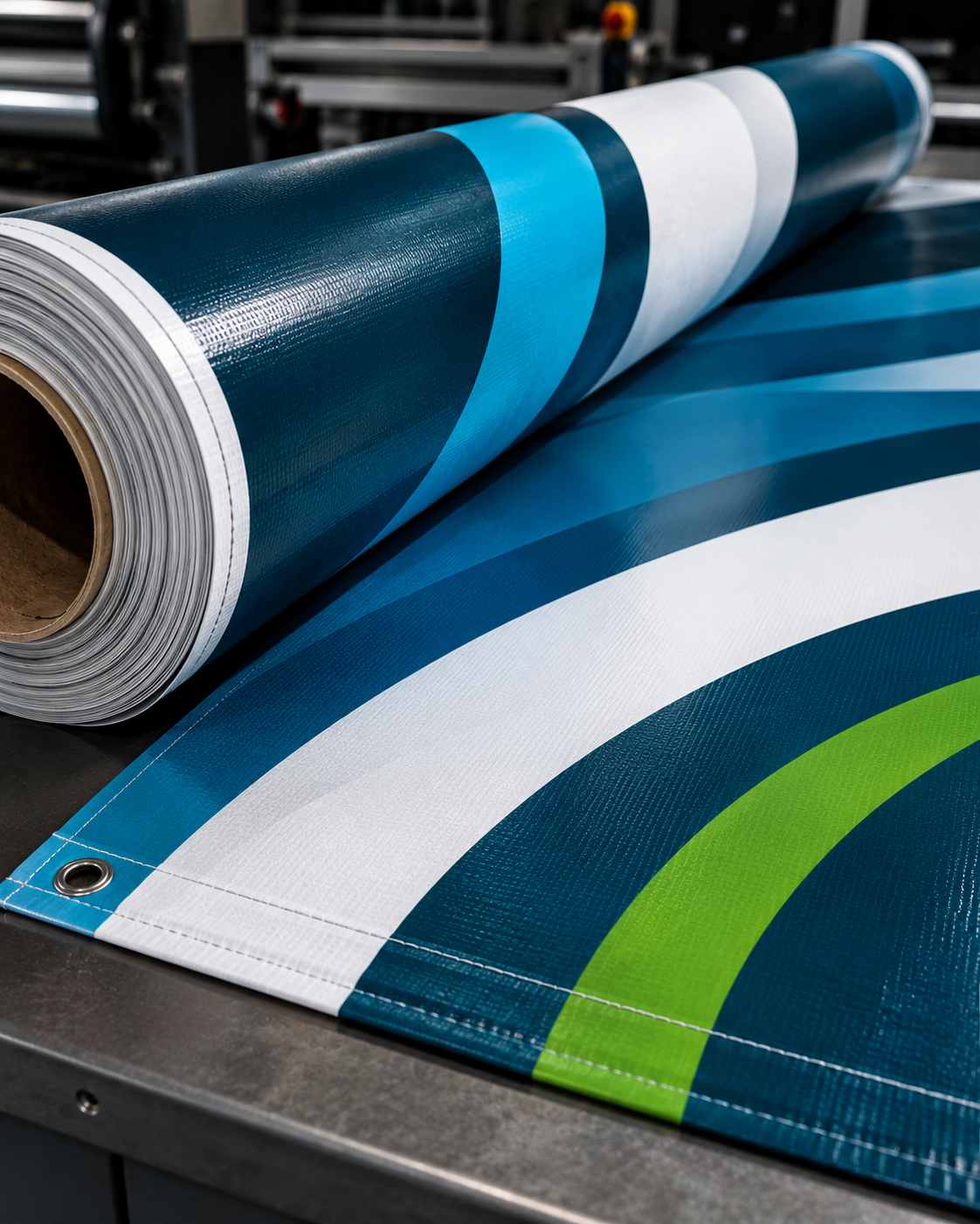 Large format banner printing