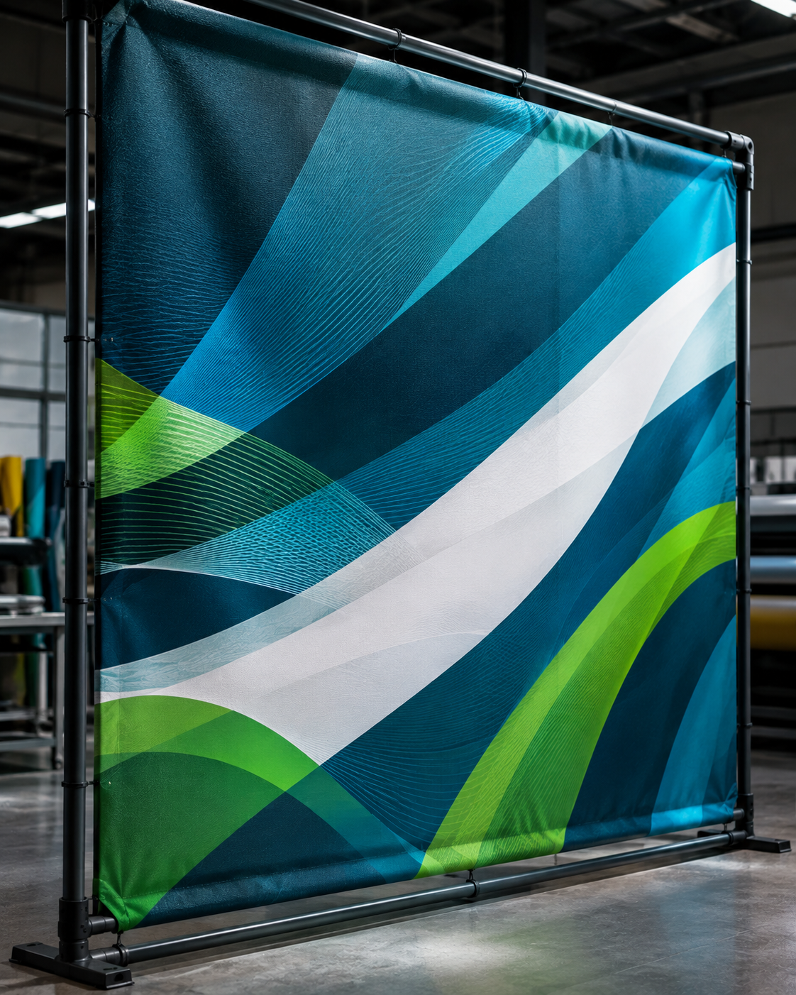 Large format fabric printing