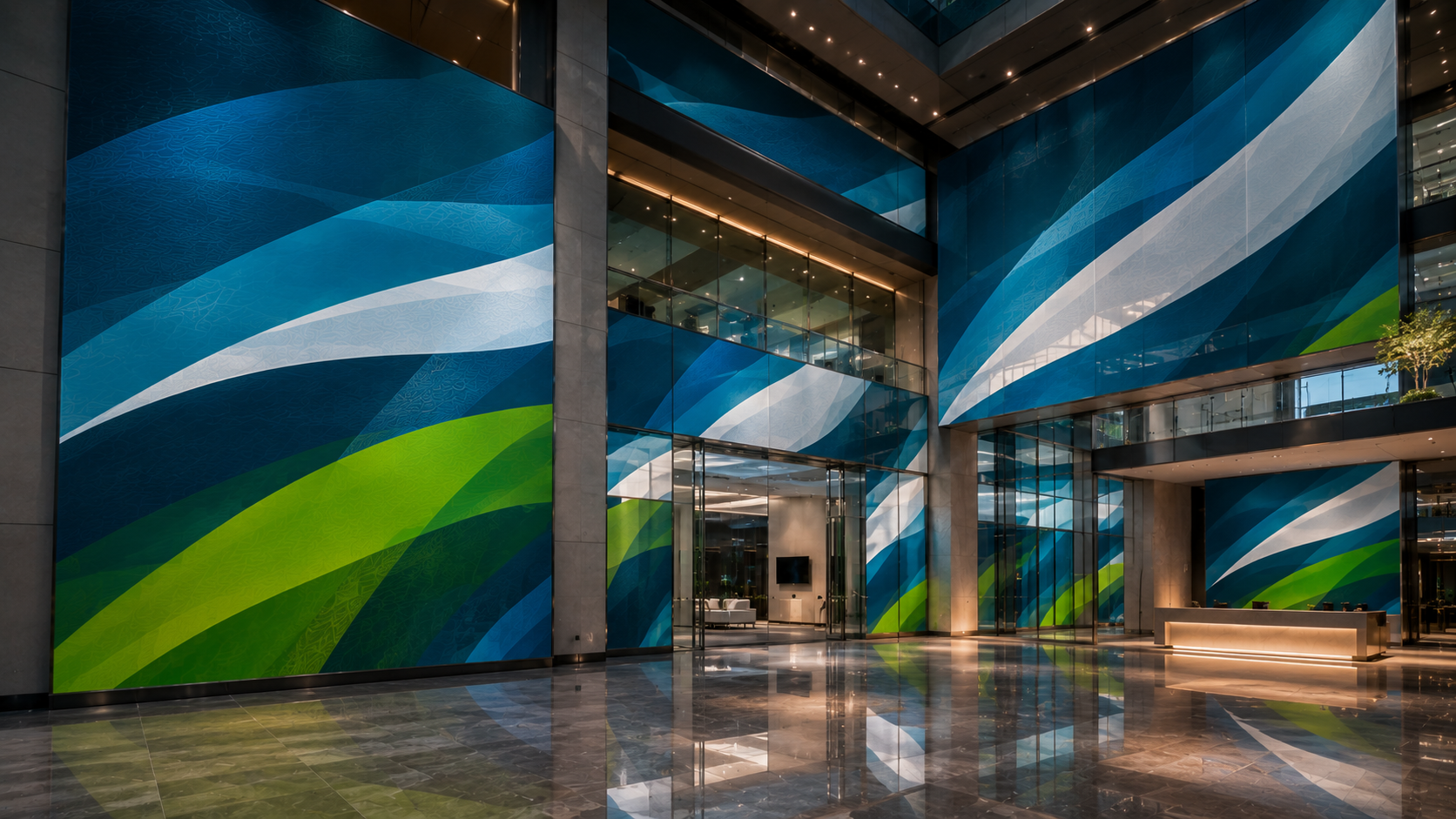 Premium large format printing project