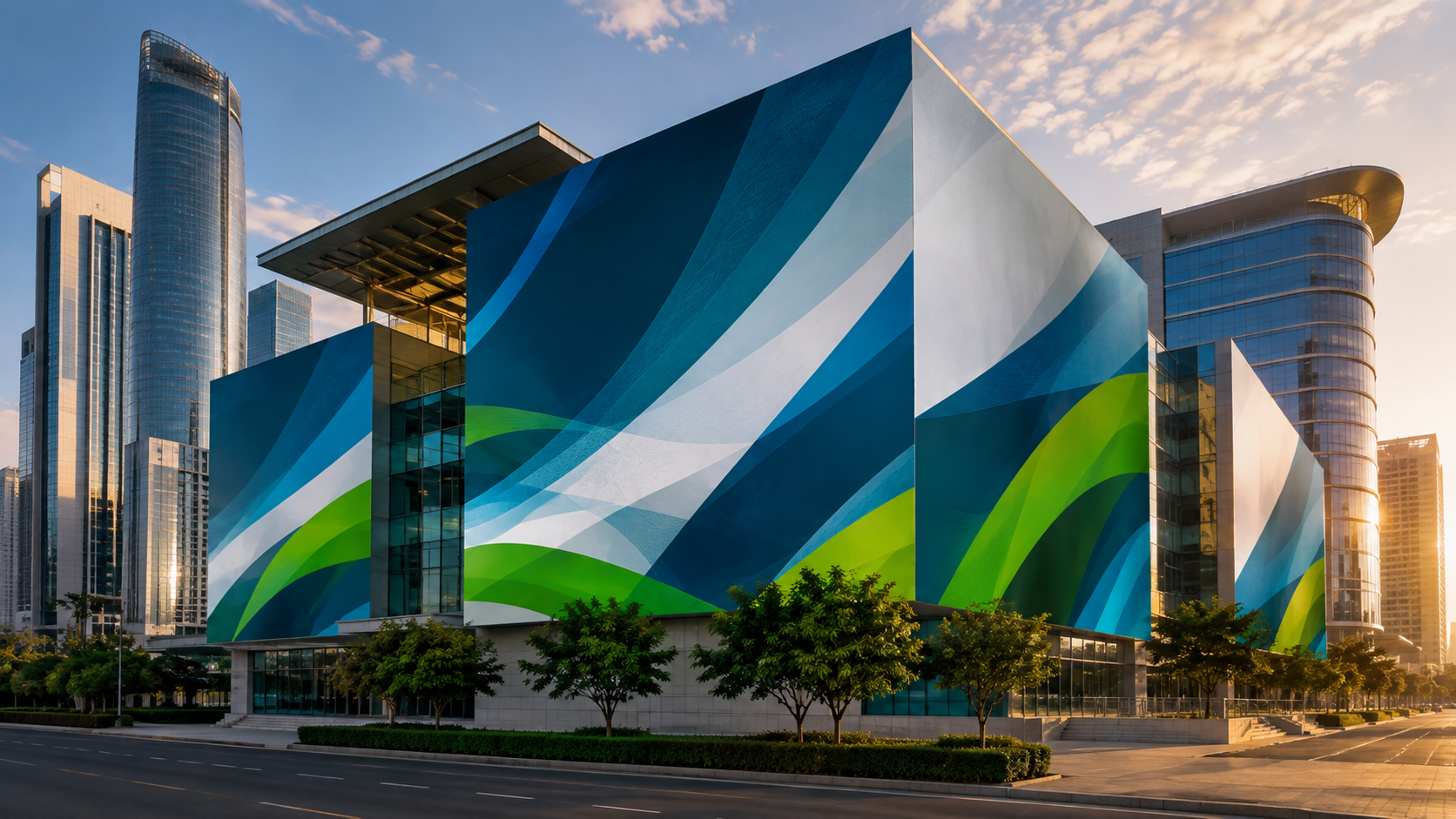 Outdoor large format printing