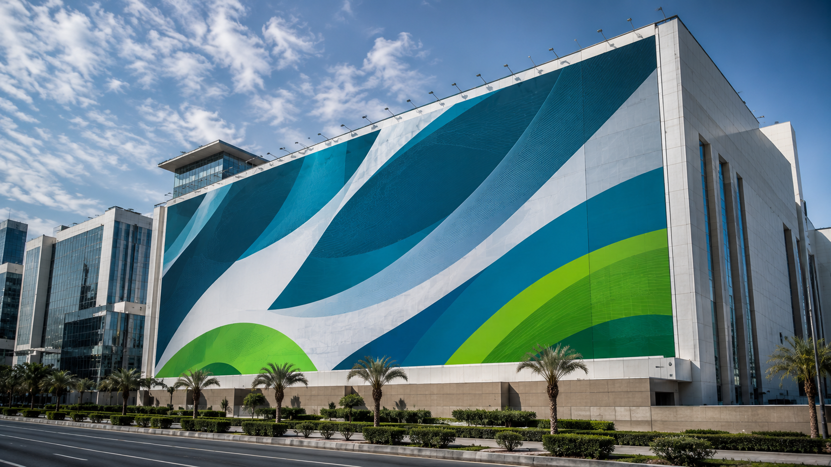 Large format outdoor advertising
