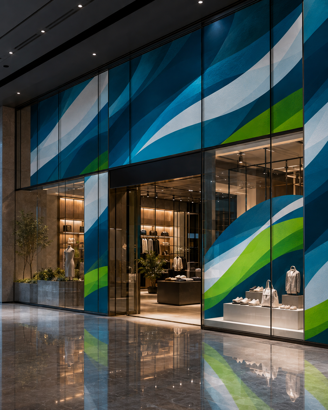 Large format retail graphics