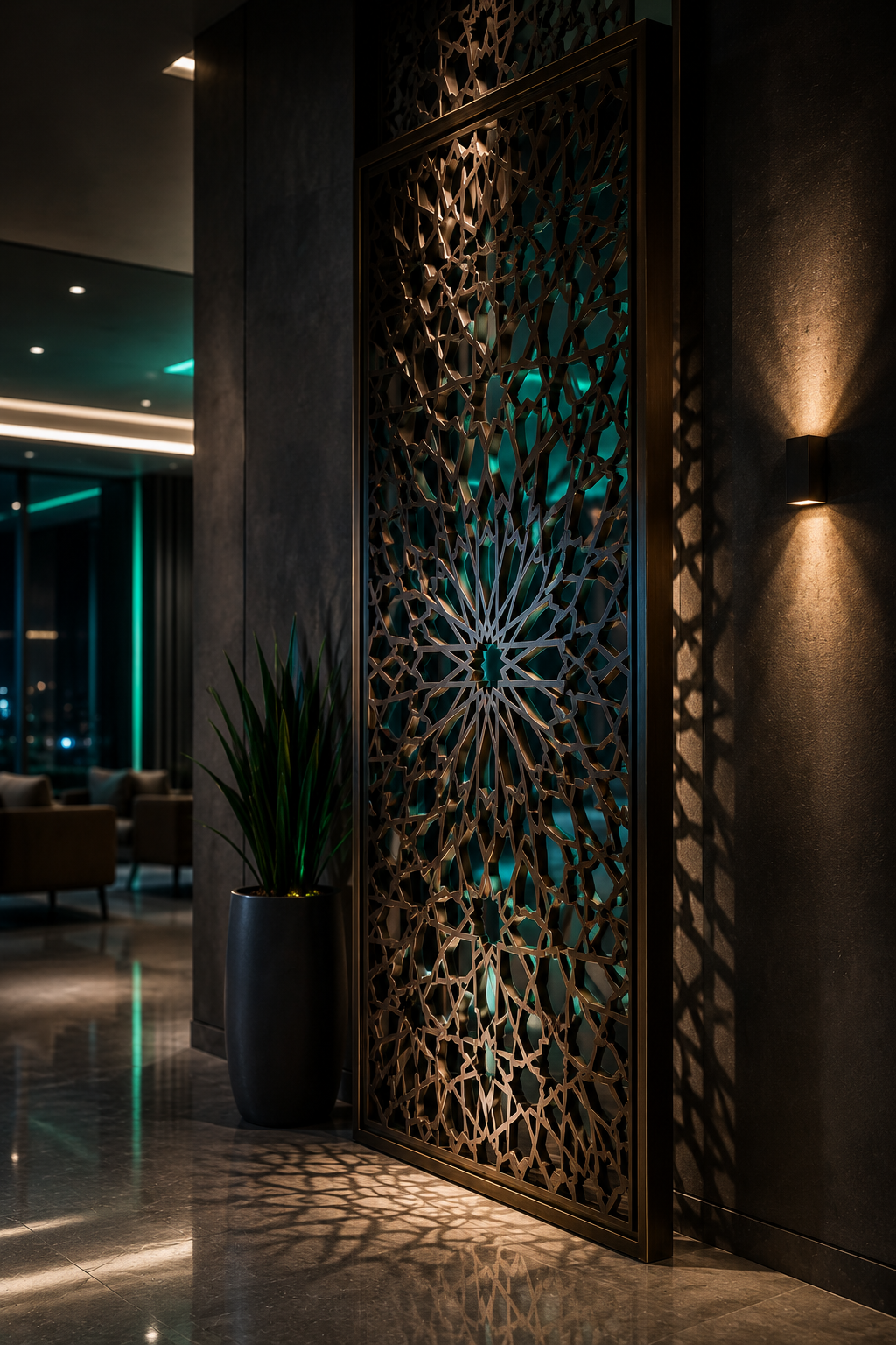 Laser cut decorative panels