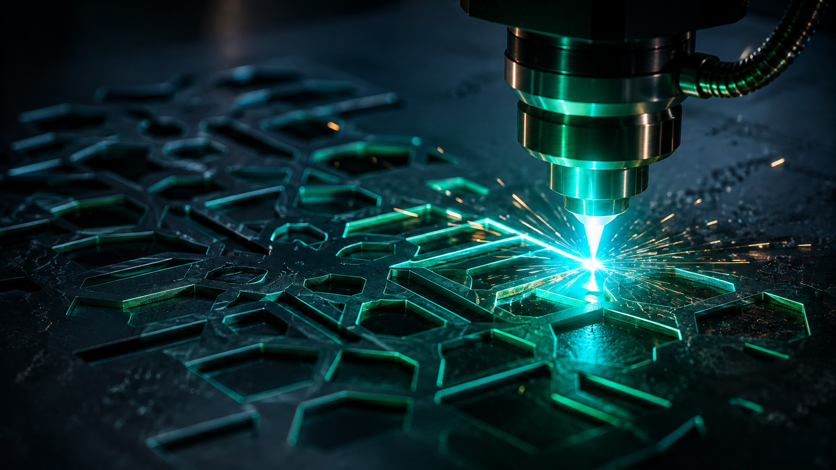 Precision laser cutting detail