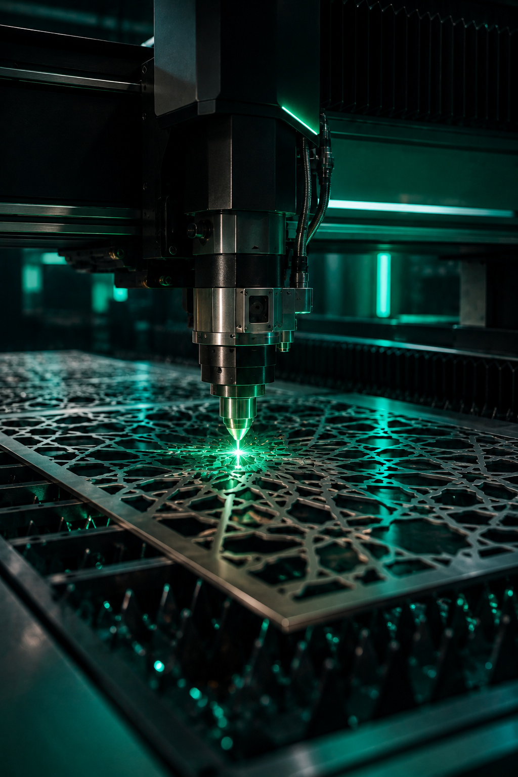 Laser cutting process