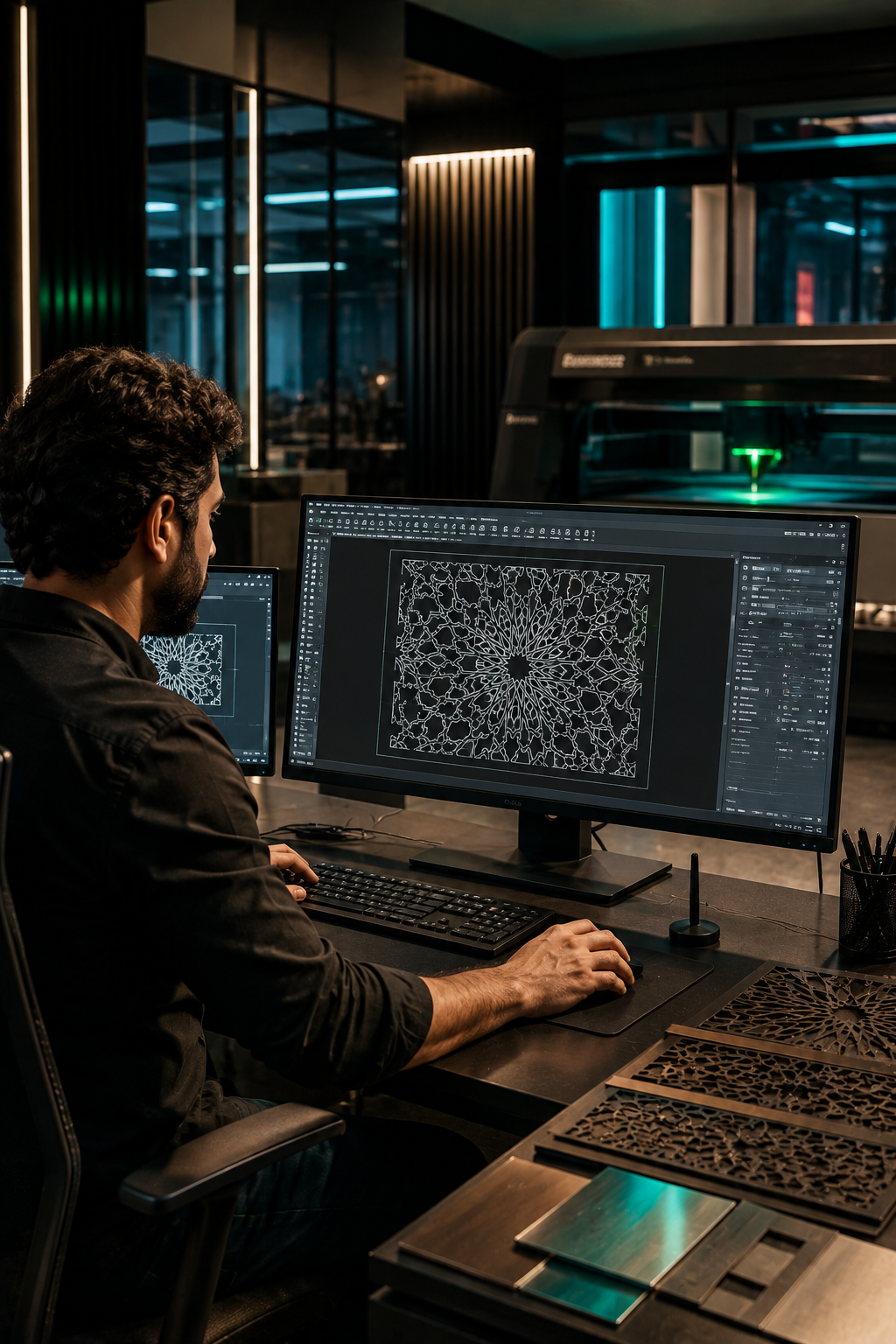 Laser cutting design preparation