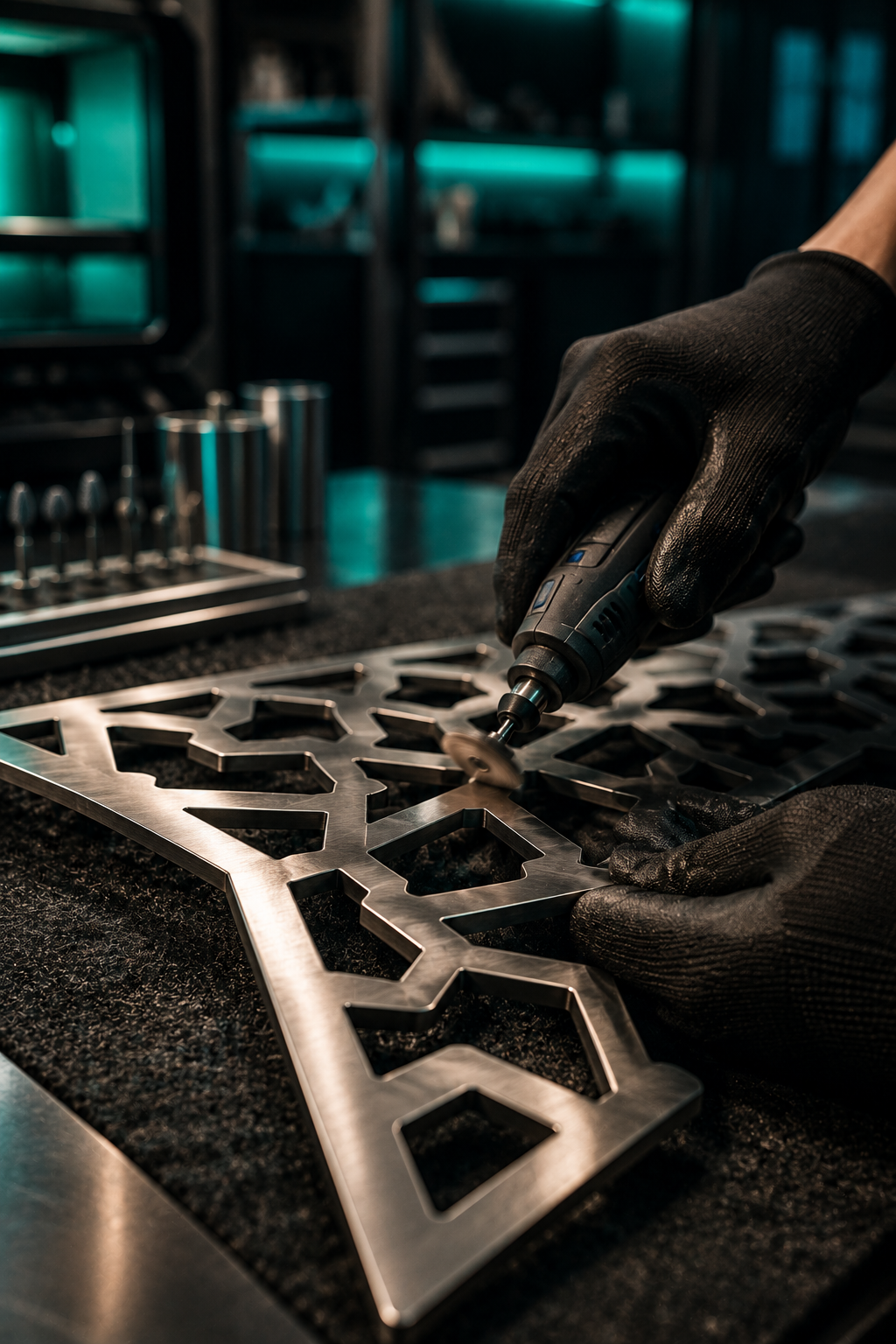 Laser cut finishing