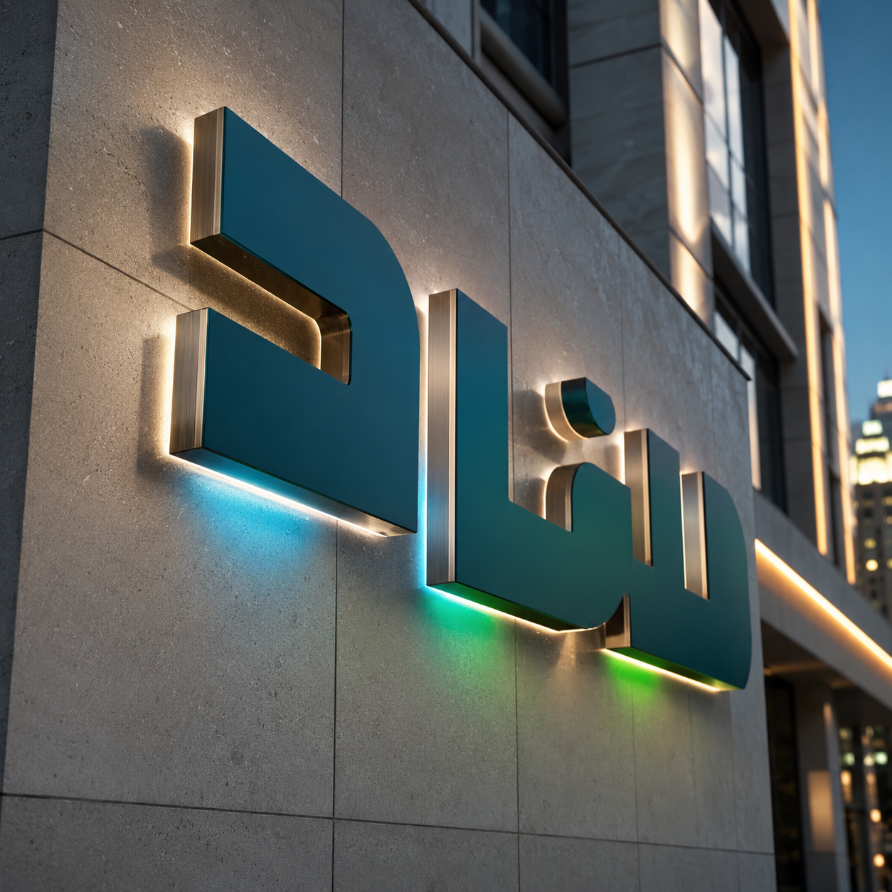 3D channel letter signage