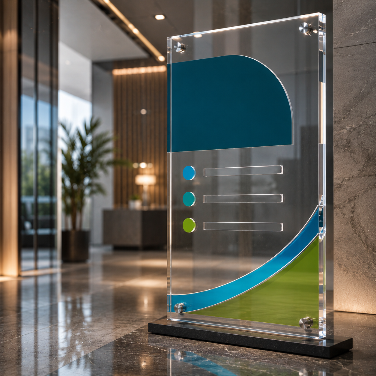 Acrylic signage