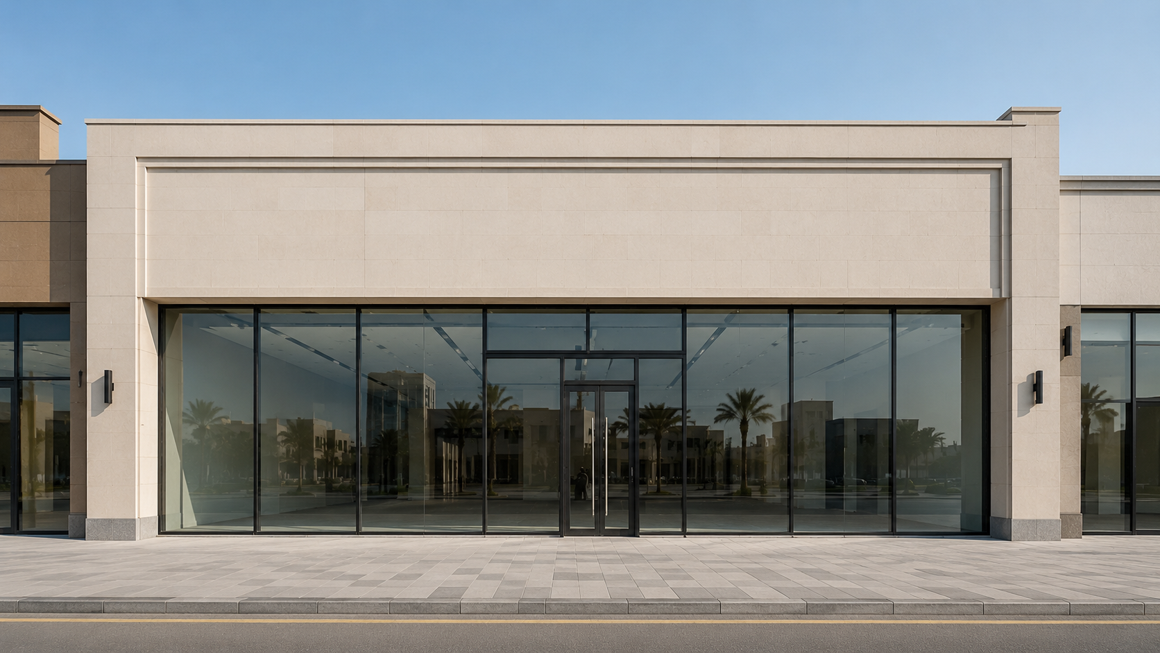 Completed premium signage installation