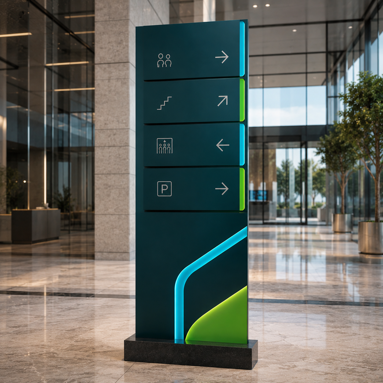 Wayfinding and directional signage