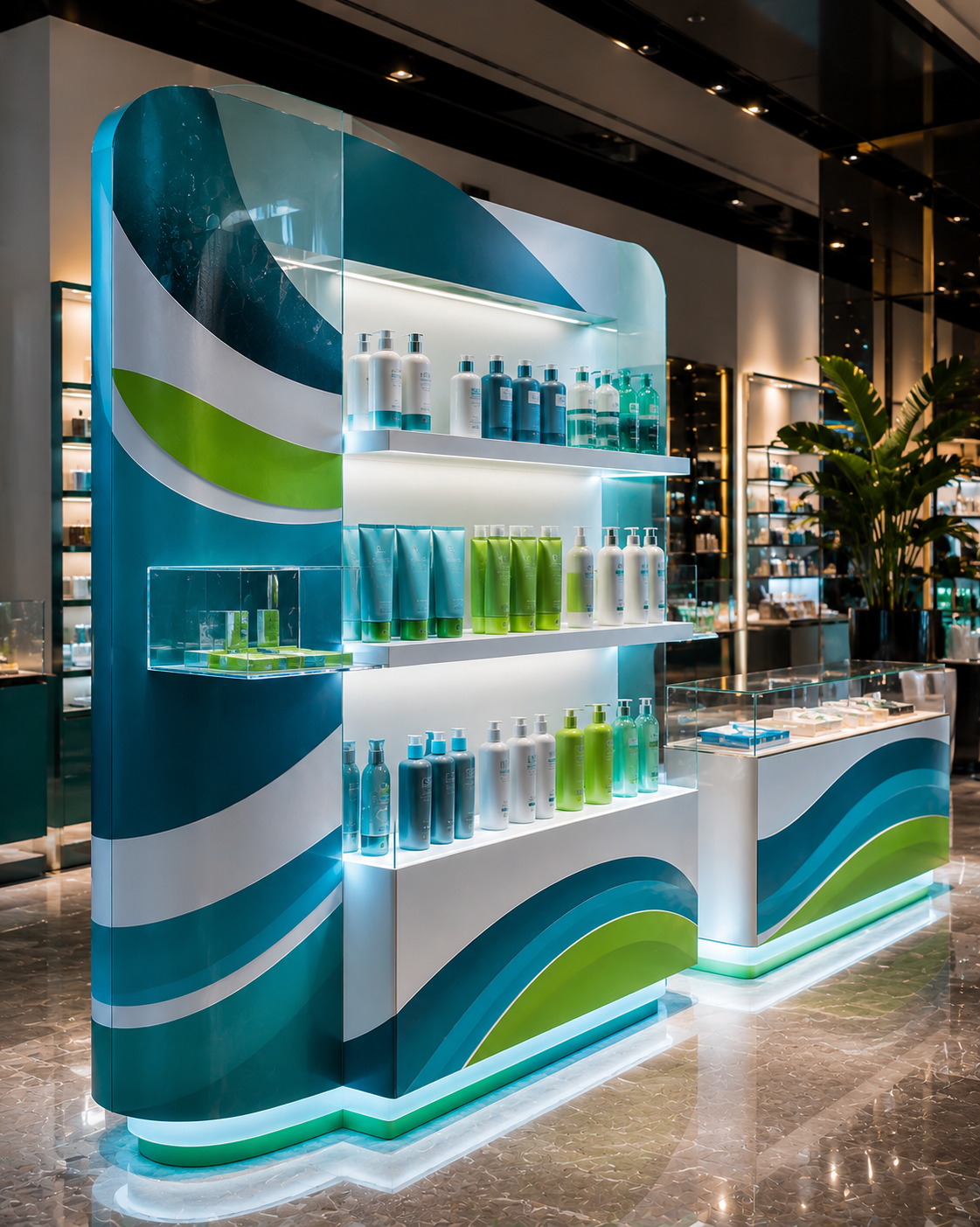 UV printed retail display