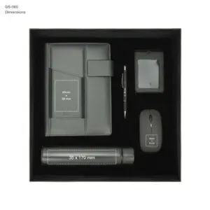 Rubberized Barrel Metal Pen with Stylus, Smart Temperature LED Display Bottle, and Bluetooth Wireless Slim LED Mouse